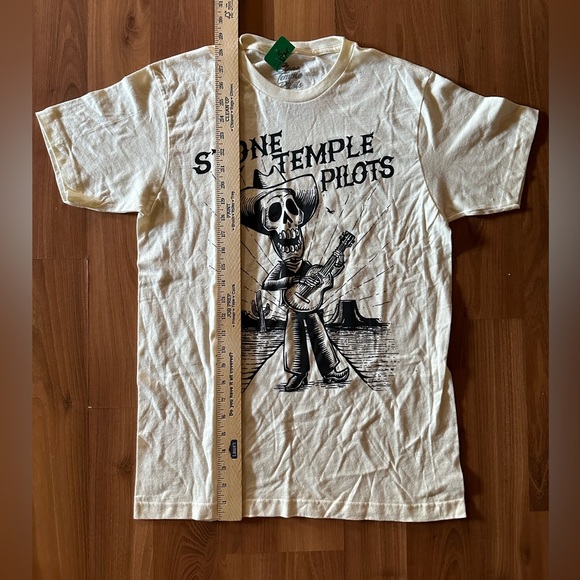 NWT Stone Temple Pilots Singing Skeleton Cowboy 🤠 T-shirt size medium - Picture 4 of 7